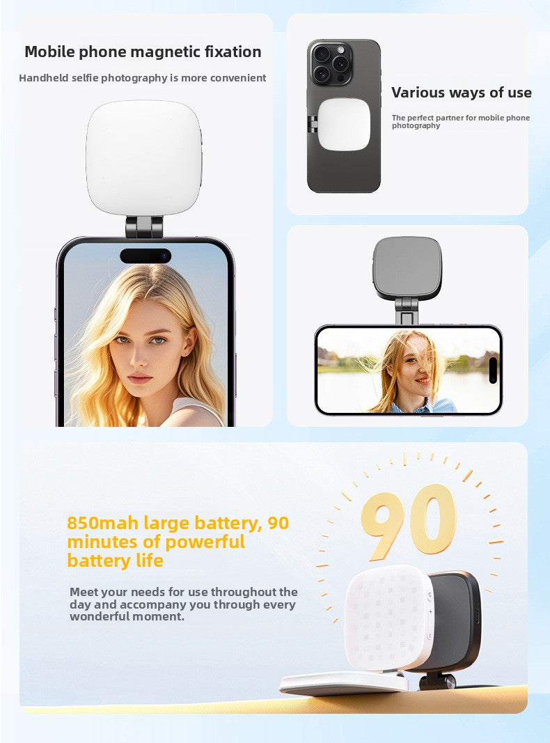 Magnetic Phone Fill Light. Platinum Edition